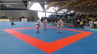 Francia VS Colombia. Male Team Kata. Bronze Medal Match. Karate1 Serie A Richmond.