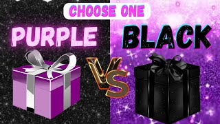 Black VS Purple 💜🖤CHOOSE YOUR GIFT🎁🎀/ELIGE TU REGALO