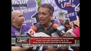 QRT: Bagong Alyansang Makabayan: Masamang pangitain ang pagpanig ng SC sa martial law