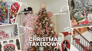 Christmas Takedown | Reset Day | Taking Down Christmas and Organizing