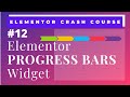 Elementor Progress Bar Widget | How to create Progress bars in WordPress and Elementor Sites easily