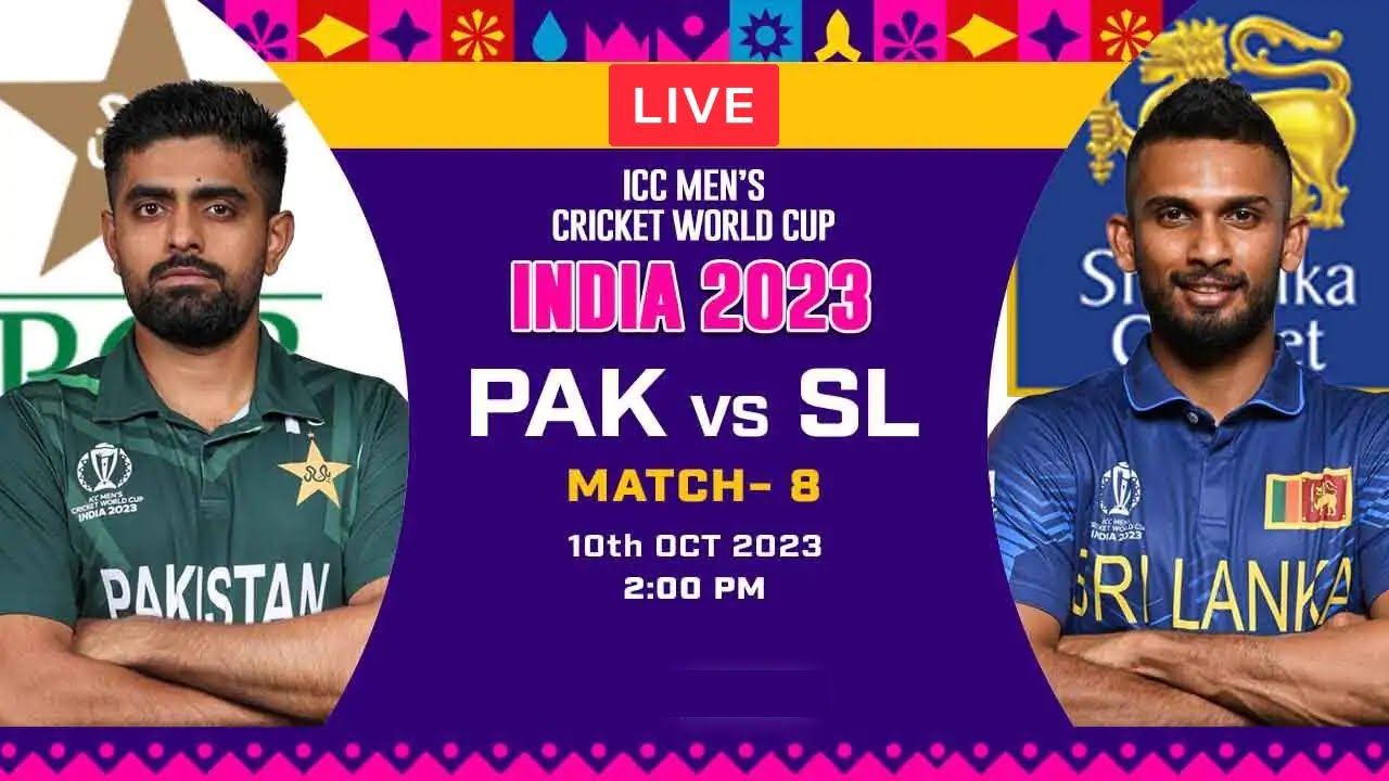 🔴LIVE PAKISTAN VS SRI LANKA | ICC MENS CRICKET WORLD CUP | PAK VS SL ...