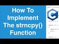 strncpy() Function Implementation | C Programming Example
