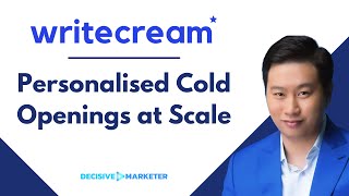 WriteCream Review - AI Writing for Personalised Cold Outreach Openings for Emails \u0026 Backlinks etc