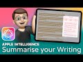 Using Apple Intelligence to Summarise Text and Make Bullet Points