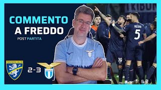 Frosinone-Lazio 2-3 il commento a freddo