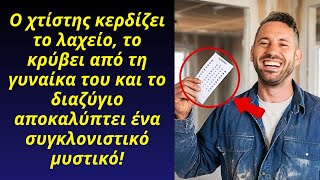 Χτίστης κερδίζει το λαχείο, το κρύβει από τη γυναίκα του και το διαζύγιο αποκαλύπτει ένα...