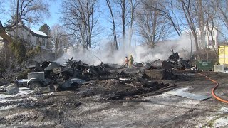 Fire destroys business in Columbia County