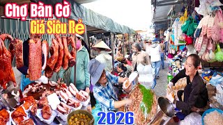 Lạ Lùng Chợ Bàn Cờ Nức Tiếng Bánh Tằm Bì,Bánh Bột Lộc ,Đồ Si Rẻ Như Cho Ở Sài Gòn