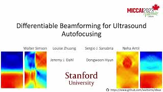 Differentiable Beamforming for Ultrasound Autofocusing