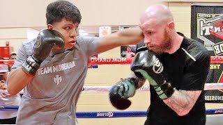 JAIME MUNGUIA SURPRISINGLY FAST COMBOS - SHOWS IMPROVEMENTS IN WORKOUT FOR JIMMY KELLY