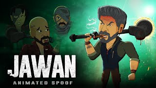 JAWAN Movie || The Metro Hijacker || Comedy Animated Spoof || Cartoon Smash