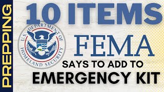 10 Items FEMA Says To Add To Your Emergency Kit | Emergency Preparedness