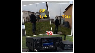 Какая вертикальная антенна лучше для дальних связей T2LT vs. GP?