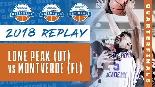 RJ Barrett led Montverde vs. Lone Peak - 2018 GEICO Nationals quarterfinals