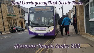 Alexander Dennis Enviro 200 (271 Bath to Melksham) NUH 527//Faresaver