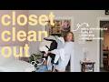 the annual CLOSET CLEAN-OUT: taking everything out, trying on, organizing, selling + donating 🌟