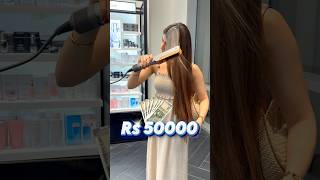 50,000 VIRAL Hair straightener!!!😱🤯 #notsponsored #honestreview #shorts