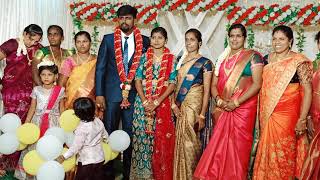 மணமக்கள் J.முத்துவிஜய் \u0026R.கலைவாணி திருமண வரவேற்பு நிகழ்ச்சி வீடியோ 23/11/2023