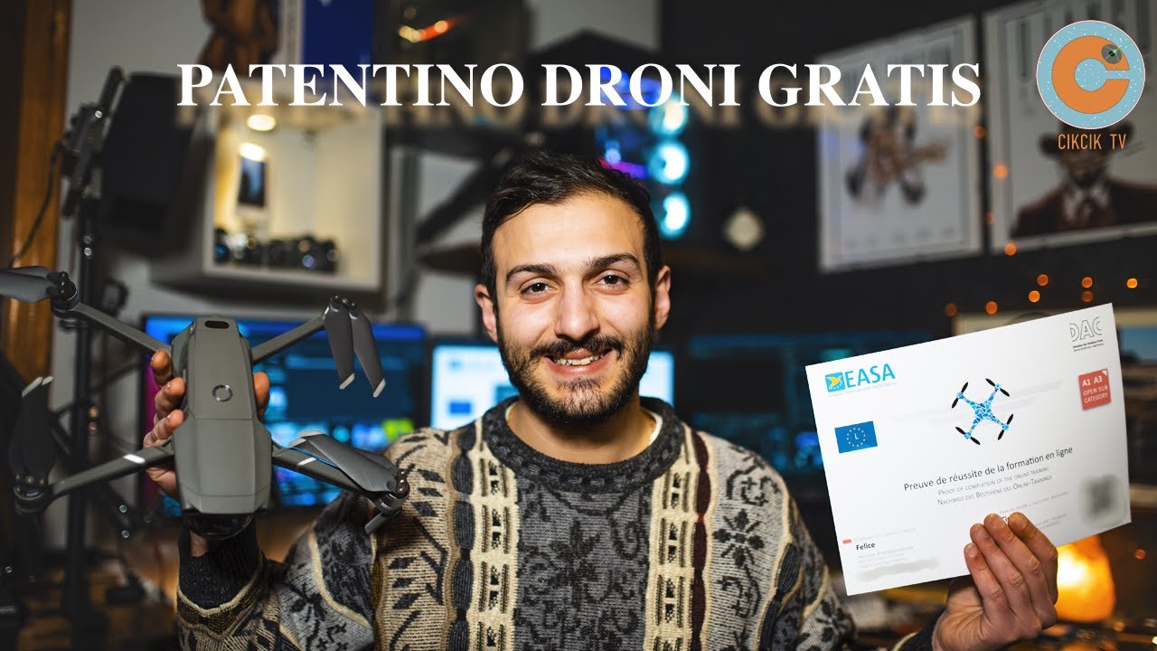 Patentino Drone (Attestato A1/A3) GRATIS! In Lussemburgo. Addio ENAC ...