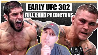 UFC 302: Makhachev vs. Poirier FULL CARD Predictions & Bets