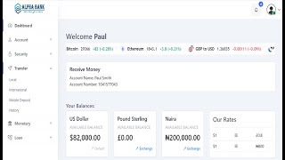 Best Online Banking Script With Transfer Codes, Multicurrency & Deposit Payment Gateways