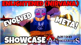 Showcasing *EVOLVED* MAX Level Enlightened Nirvana (Buddha) | Anime Adventures