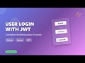 🔐 Secure User Login with JWT Authentication in Node.js (Beginner-Friendly)