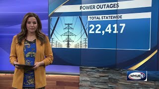 Thousands without power in New Hampshire as nor'easter moves through