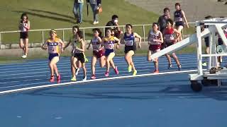 第1回西条ひうち長距離記録会　女子1500m2組