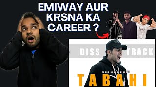 Random Reaction on TABAHI - Disstrack For Emiway, Krsna | Thara Bhai Joginder | Lyrical Breakdown