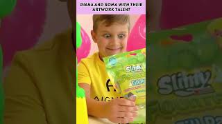 Diana and Roma With Their Artwork Talent | Kids Highlights #shorts