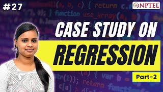 #27 Case Study on Regression | Part II | Python for Data Science