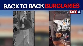 Irving police investigate 2 connected break-ins