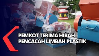 Pemerintah Kota Bandar Lampung Terima Hibah Alat Pencacah Limbah Plastik