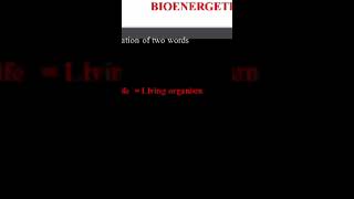 bioenergetics full topic #bioenergetics #bioenergetics