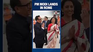 PM Narendra Modi Arrives in Rome, Italy, on Final Leg of Five-Nation Diplomatic Tour |#shorts