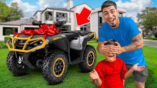 I Surprised My Son With a Brand New Atv QUAD!