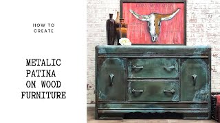 How to Create Rust Patina on Furniture