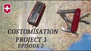 [EN] Victorinox - COMPACT CUSTOMISATION (Modding) PROJECT 1 EPISODE 2 (2/4) | Make Your Own SAK