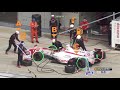 crazy acrobatic pit stops in the super formula series