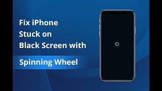 🔥Fix iPhone Stuck on Black Screen with Spinning Wheel - Newest iOS Versions and iPhone Supported