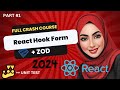 React Form Hooks - The Complete Guide  | PART 1