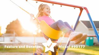 Lifetime Monkey Bar Adventure Swing Set (Primary Colors) | Model 90177 | Features \u0026 Benefits Video