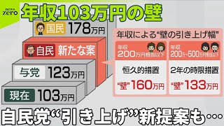 【年収103万円の壁】自民が160万円に“引き上げ”新提案も…国民民主・玉木氏「不十分」