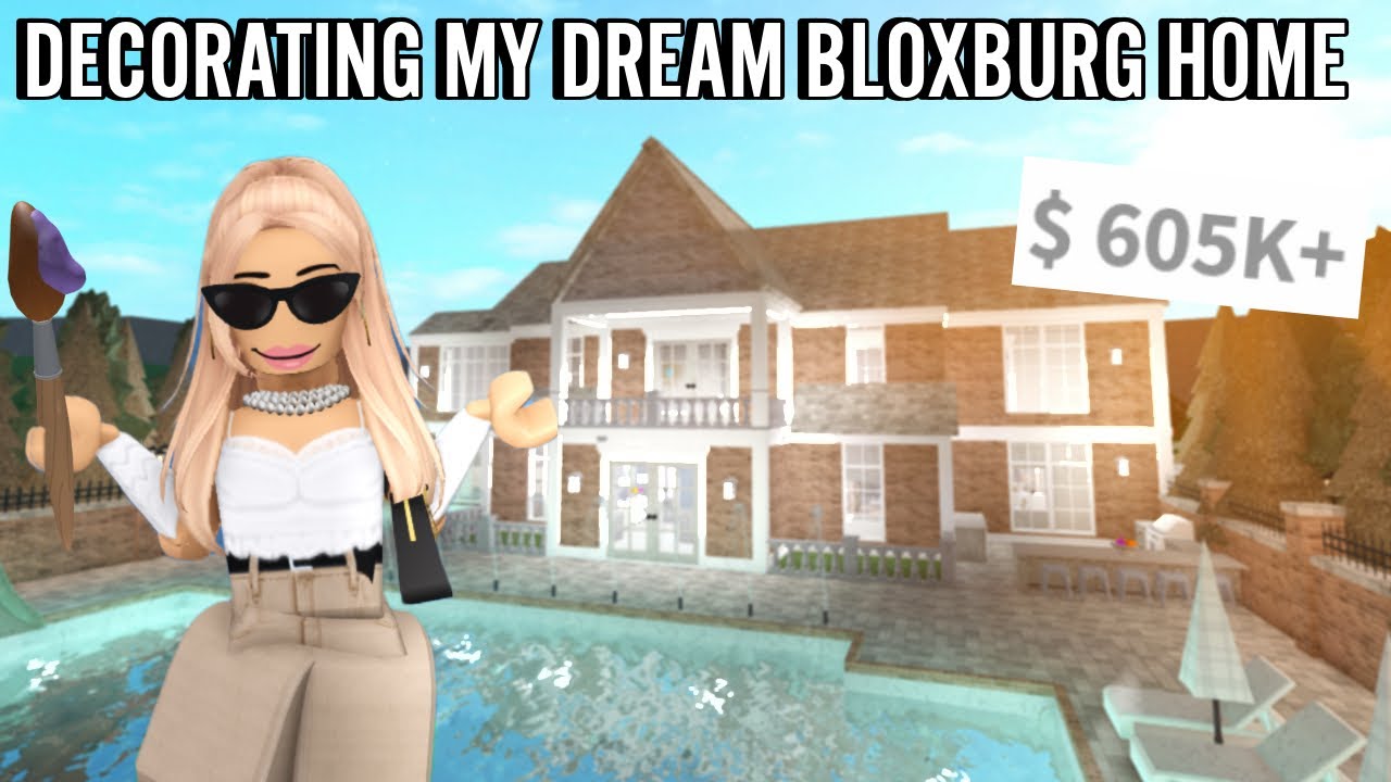 DECORATING MY BLOXBURG DREAM HOUSE PART 2 | Roblox - YouTube