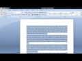 How to Create Double Spacing in Microsoft Office 2010 : Tech Niche