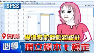 【學渣教你輕鬆跑統計】獨立樣本t檢定 #SPSS 統計分析