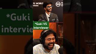 Gukesh VS Interviewer |press conference |#chess#worldchampionship#dingliren ding vs gukesh ©gmhikaru