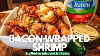 Best Bacon Wrapped Shrimp | How To Make Bacon Wrapped Shrimp In The Oven